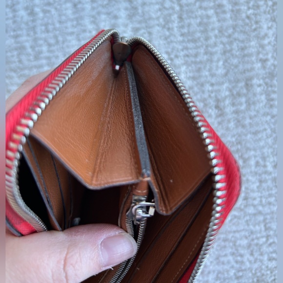 Louis Vuitton Cherry Red Zipper Wallet - Picture 13 of 16